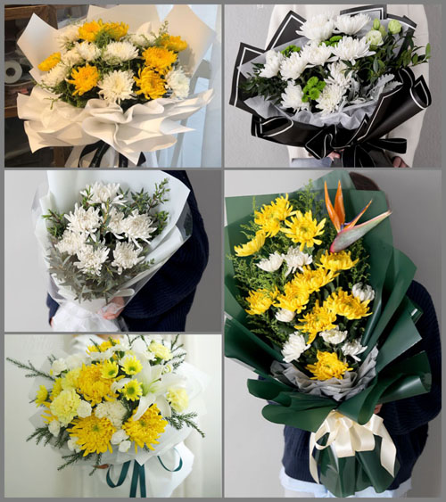 湖北咸宁市嘉鱼县簰洲湾镇白事花束代送